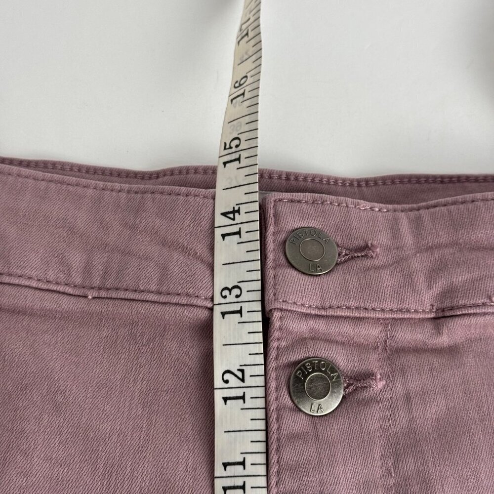 Pistola NEW Lilac Dust Button Fly Shorts Women's 24W Tencel Casual Summer - Picture 9 of 11